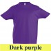 Sol's Imperial Kids 11770 gyerek póló dark purple